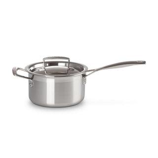 Le Creuset 3-ply Stainless Steel saucepan with lid - Buy now on ShopDecor - Discover the best products by LECREUSET design