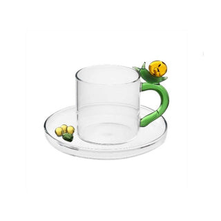 Ichendorf Fruits & Flowers coffee cup with saucer snail - Buy now on ShopDecor - Discover the best products by ICHENDORF design