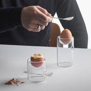 Ichendorf Gift small egg cup with spoon by Brian Sironi - Buy now on ShopDecor - Discover the best products by ICHENDORF design