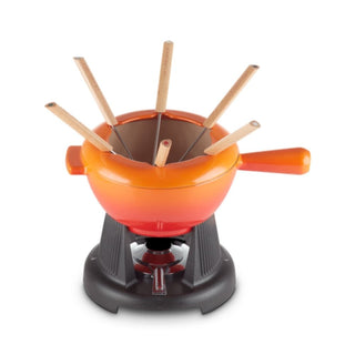 Le Creuset Tradition cast iron fondue set mode Le Creuset Flame - Buy now on ShopDecor - Discover the best products by LECREUSET design