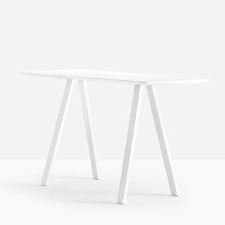Pedrali Arki-table outdoor 200X79 cm. in white solid laminate - Buy now on ShopDecor - Discover the best products by PEDRALI design
