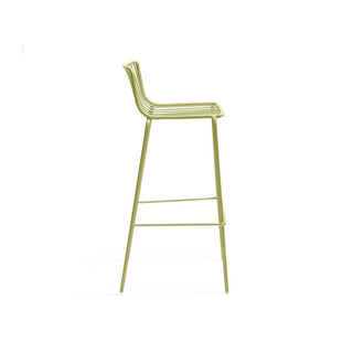 Pedrali Nolita 3658 garden stool with seat H.75 cm. Pedrali Green VE100 - Buy now on ShopDecor - Discover the best products by PEDRALI design