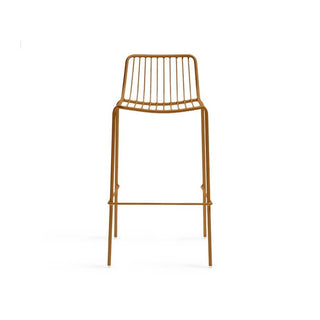 Pedrali Nolita 3658 garden stool with seat H.75 cm. Pedrali Terracotta TE - Buy now on ShopDecor - Discover the best products by PEDRALI design