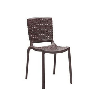 Pedrali Tatami 305 garden chair Brown - Buy now on ShopDecor - Discover the best products by PEDRALI design