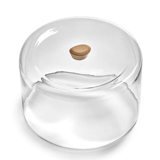 Serax Dune Glass Dome with ash wood knob diam. 30.5 cm. - Buy now on ShopDecor - Discover the best products by SERAX design