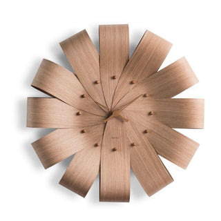 Nomon Ciclo Oak wall clock diam. 55 cm. - Buy now on ShopDecor - Discover the best products by NOMON design