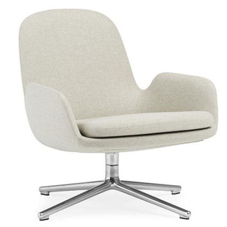 Normann Copenhagen Era lounge swivel chair full upholstery fabric with aluminium structure - Buy now on ShopDecor - Discover the best products by NORMANN COPENHAGEN design