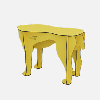 Ibride Mobilier de Compagnie Capsule Blossom Sultan stool/coffee table Ibride Matt buttercup yellow - Buy now on ShopDecor - Discover the best products by IBRIDE design