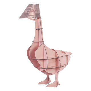 Ibride Mobilier de Compagnie Junon LED floor lamp/bedside table Ibride Glossy pink - Buy now on ShopDecor - Discover the best products by IBRIDE design