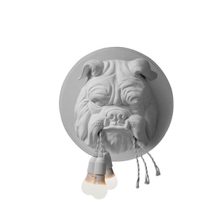 Karman Amsterdam wall lamp bulldog in ceramic Matt white - Buy now on ShopDecor - Discover the best products by KARMAN design