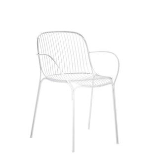Kartell Hiray small armchair for outdoor use Kartell White 03 - Buy now on ShopDecor - Discover the best products by KARTELL design
