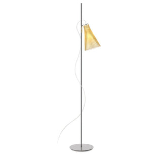 Kartell K-Lux floor lamp with grey painted steel structure h. 165 cm. Kartell Straw Color P - Buy now on ShopDecor - Discover the best products by KARTELL design