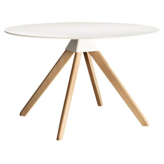 Magis Cuckoo The Wild Bunch white fixed table diam. 120 cm. - Buy now on ShopDecor - Discover the best products by MAGIS design