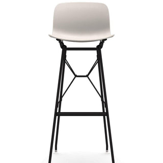 Magis Troy Wireframe high stool in polypropylene with black structure h. 102 cm. - Buy now on ShopDecor - Discover the best products by MAGIS design
