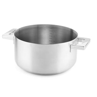 Mepra Stile by Pininfarina casserole two handles diam. 28 cm. stainless steel - Buy now on ShopDecor - Discover the best products by MEPRA design