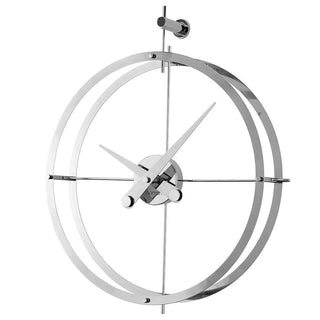 Nomon 2 Puntos wall clock Steel - Buy now on ShopDecor - Discover the best products by NOMON design