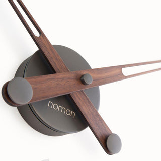 Nomon Merlín T 12T wall clock graphite diam. 125 cm. - Buy now on ShopDecor - Discover the best products by NOMON design