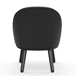 Normann Copenhagen Ace lounge chair full upholstery ultra leather with black oak structure - Buy now on ShopDecor - Discover the best products by NORMANN COPENHAGEN design