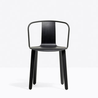 Pedrali Jamaica 2915 armchair black aniline - Buy now on ShopDecor - Discover the best products by PEDRALI design