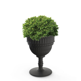 Qeeboo Capitol planter and champagne cooler in polyethylene Black - Buy now on ShopDecor - Discover the best products by QEEBOO design