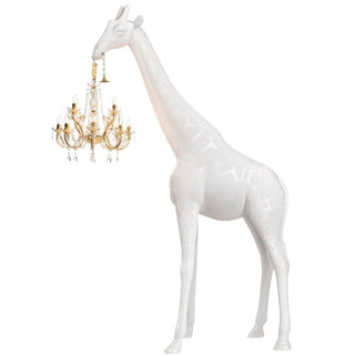 Qeeboo Giraffe In Love M floor lamp in the shape of a giraffe - Buy now on ShopDecor - Discover the best products by QEEBOO design