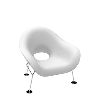 Qeeboo Pupa Armchair Chrome Base Indoor by Andrea Branzi - Buy now on ShopDecor - Discover the best products by QEEBOO design