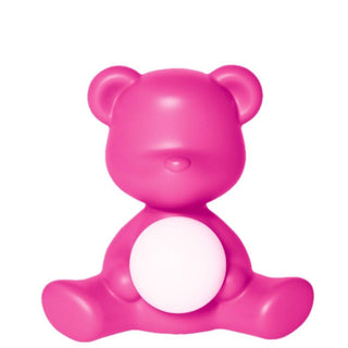 Qeeboo Teddy Girl LED table lamp in polyethylene Qeeboo Fuxia - Buy now on ShopDecor - Discover the best products by QEEBOO design