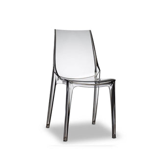 Scab Vanity chair Polycarbonate by A. W. Arter - F. Citton Scab Transparent smoked grey 183 - Buy now on ShopDecor - Discover the best products by SCAB design