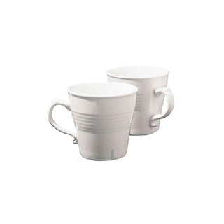 Seletti Estetico Quotidiano set 2 porcelain mugs with handle - Buy now on ShopDecor - Discover the best products by SELETTI design