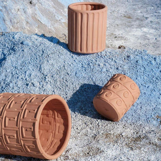 Seletti Magna Graecia Greca terracotta vase diam. 30 cm. - Buy now on ShopDecor - Discover the best products by SELETTI design