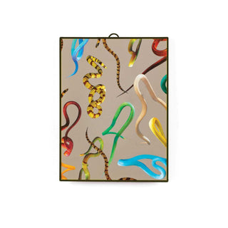 Seletti Toiletpaper Mirror Medium Snakes - Buy now on ShopDecor - Discover the best products by TOILETPAPER HOME design