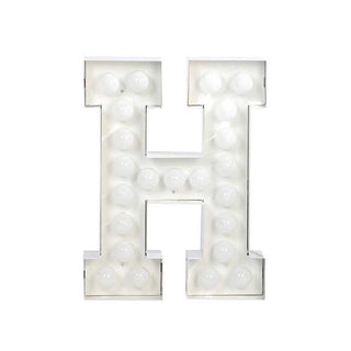 Seletti Vegaz Letter H white - Buy now on ShopDecor - Discover the best products by SELETTI design