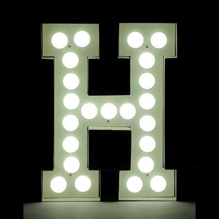 Seletti Vegaz Letter H white - Buy now on ShopDecor - Discover the best products by SELETTI design