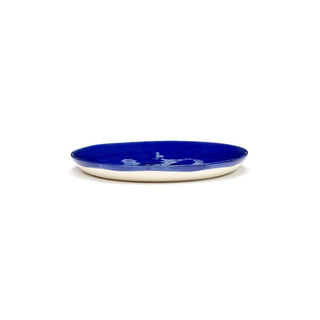 Serax Feast dinner plate diam. 19 cm. lapis lazuli - pepper white - Buy now on ShopDecor - Discover the best products by SERAX design