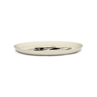 Serax Feast dinner plate diam. 26.5 cm. white - pepper black - Buy now on ShopDecor - Discover the best products by SERAX design