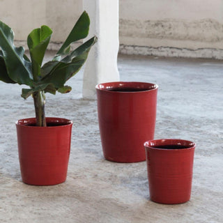 Serax Glazed Shades flower pot red - Buy now on ShopDecor - Discover the best products by SERAX design