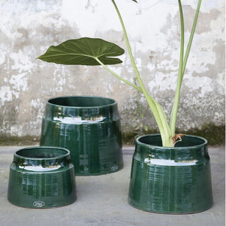 Serax Glazed Shades large flower pot green - Buy now on ShopDecor - Discover the best products by SERAX design