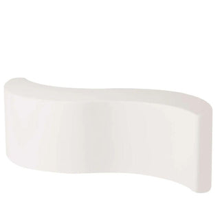 Slide Wave bench Slide Milky white FT - Buy now on ShopDecor - Discover the best products by SLIDE design