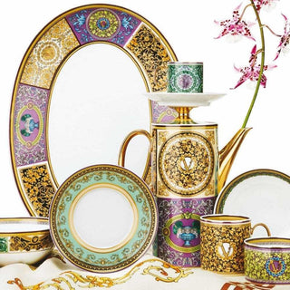 Versace meets Rosenthal Barocco Mosaic ashtray 16 cm - Buy now on ShopDecor - Discover the best products by VERSACE HOME design