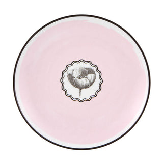Vista Alegre Herbariae dessert plate pink diam. 23 cm. - Buy now on ShopDecor - Discover the best products by VISTA ALEGRE design