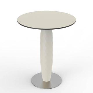 Vondom Vases table with stainless steel base and round top HPL diam.60 cm - Buy now on ShopDecor - Discover the best products by VONDOM design