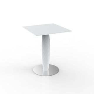 Vondom Vases table with stainless steel base and square top HPL 70x 70 cm - Buy now on ShopDecor - Discover the best products by VONDOM design