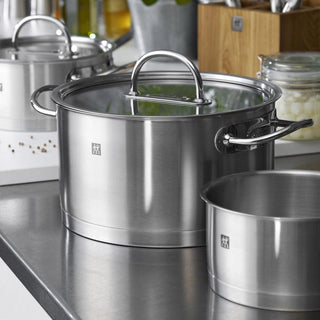 Zwilling Prime Stock Pot with lid Steel - Buy now on ShopDecor - Discover the best products by ZWILLING design